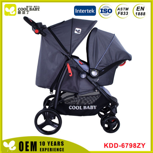 Manufacturer New Baby Pushchair Pram 2 in 1 Baby Stroller with Car Seat