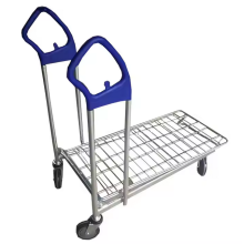Support Cart Four-Wheel Metal Shopping Carts for Convenience Stores Factory