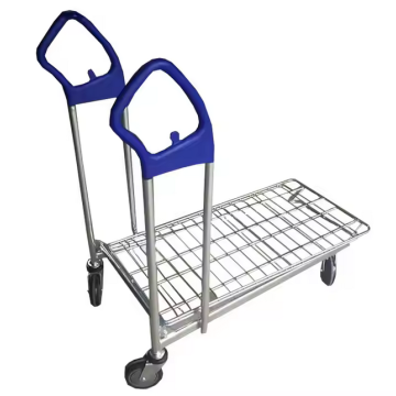 Support Cart Four-Wheel Metal Shopping Carts for Convenience Stores Factory