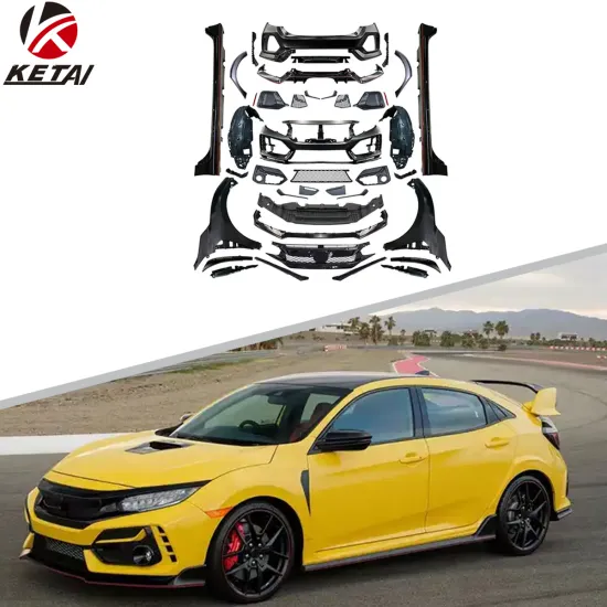 2020 Type-R Style Wide Body Kit for Honda Civic Sedan 2016-2022