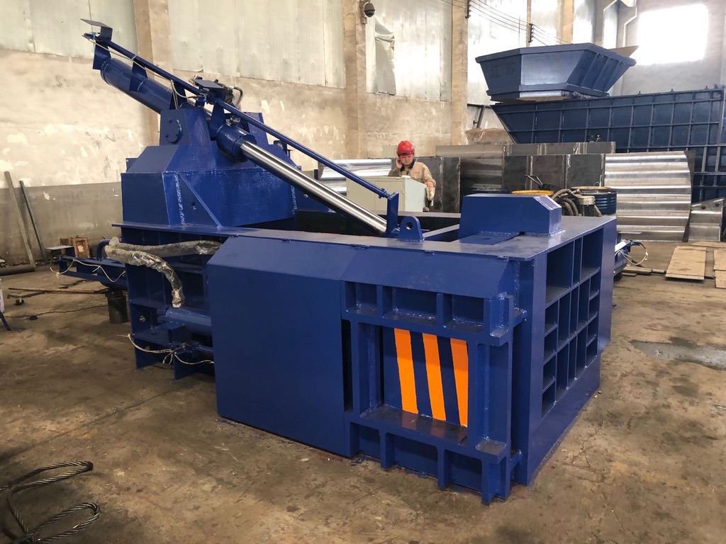 Hydraulic Automatic Push-out Metal Baler for Scrap Aluminum