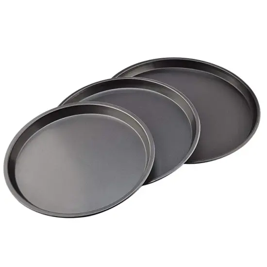 Best 3Pcs Set Round Pizza Pan for Oven