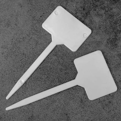 Customizable Plastic Stake Labels for Gardens and Flowers