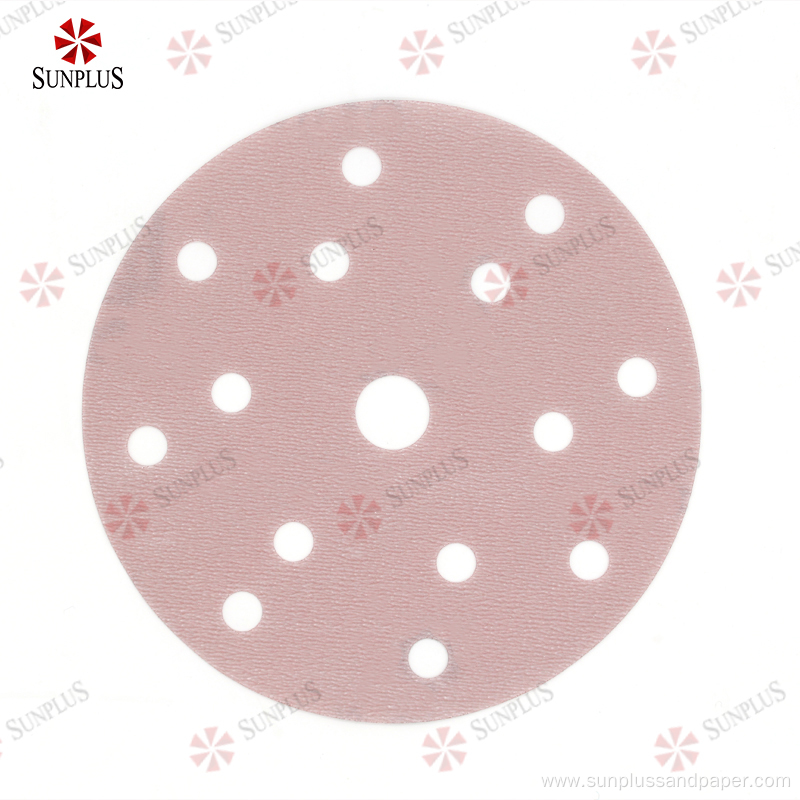 Flexible Film Sandpaper Soft Film Sanding Paper Discs