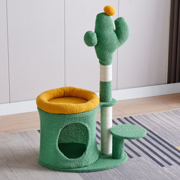 Multi-Storey Colorful Cat Climbing Scratching Tree Tower
