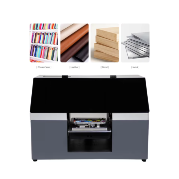 High Quality UV A5 Flexible 20x15cm UV Flatbed Positioning Printer for Color Printing - A5 Mini UV Printer for Phone Case and Glass Print