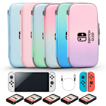 Nintendo Switch OLED için EVA Seyahat Çantası Depolama Çantası - Aksesuarlar için Taşıma Kılıfı Kabuk Çantası