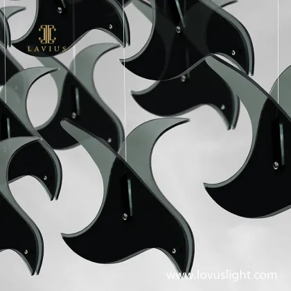 Blackbird shape chandelier Hotel restaurant chandelier Customized creative chandelier Villa living room bedroom chandelier
