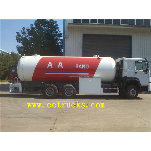 12 MT Dongfeng Propane Tanker Trucks