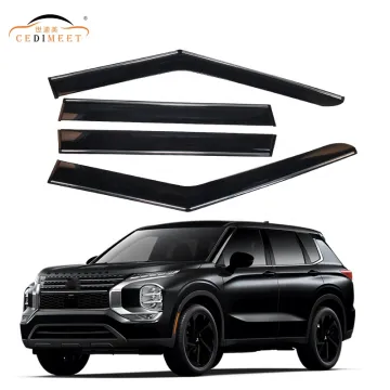 Custom Injection PS Material Wind Deflector Vent Rain Guard Door Visor Window Visor for Outlander 2023