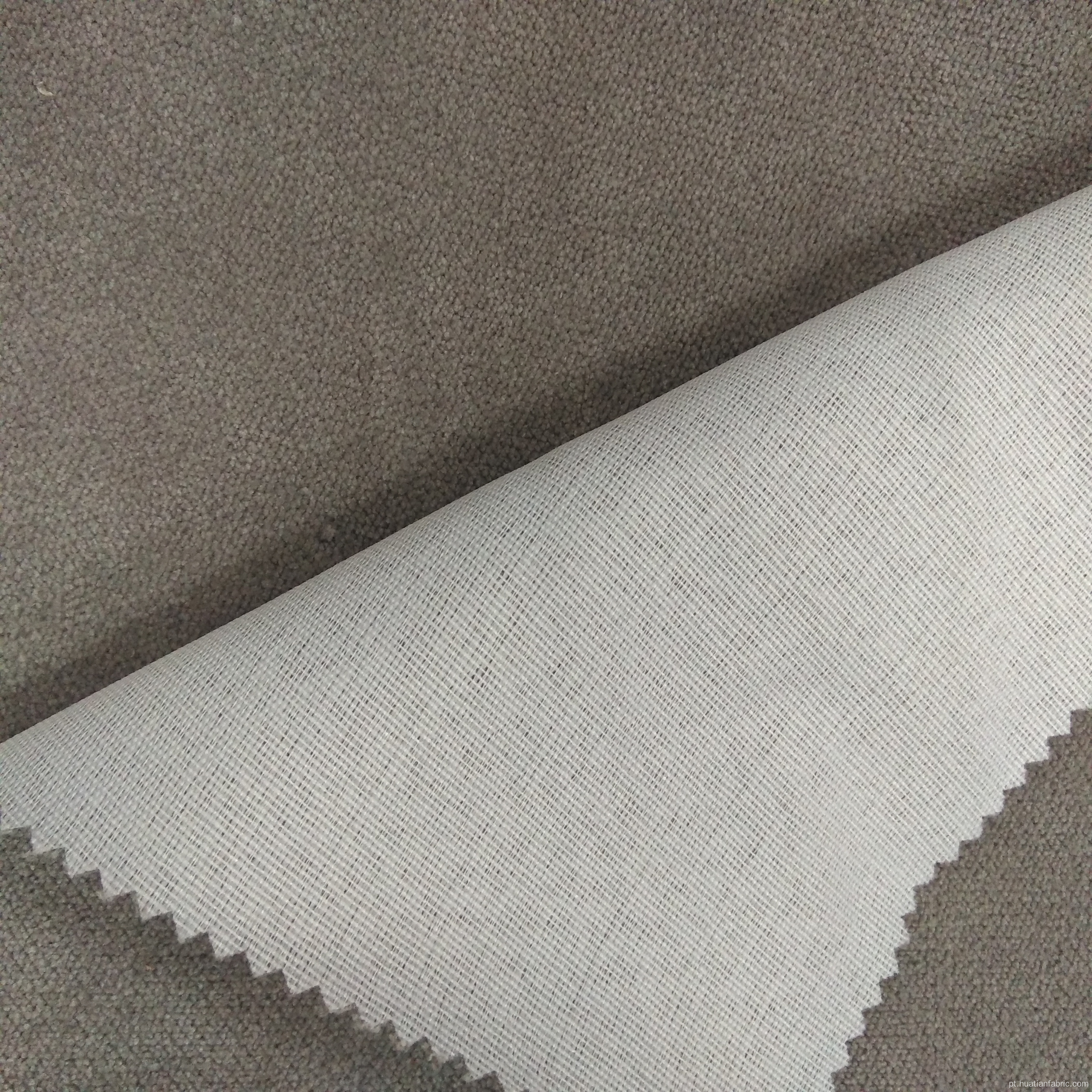 Tecido de camurça de poliéster 100% de alta qualidade para sofá