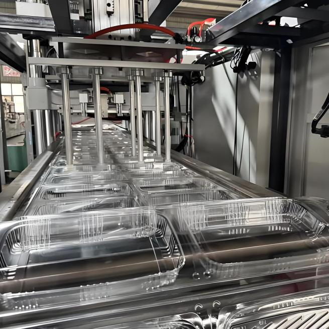 servo motor thermoforming system