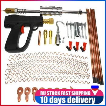 86 Pcs Car Body Repair Tools Dent Puller kit Spot Welding Spotter Welder Gun Removing Straightenging Dents Remover Device Set