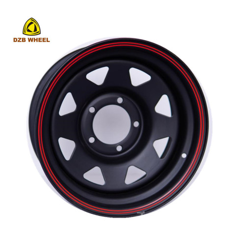 Customized 8 Spoke 14inch steel rim trailer wheel