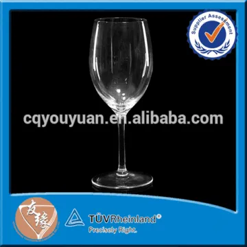 Transparent Handmade 400ml Long Stem Unique Wine Glasses Wholesale