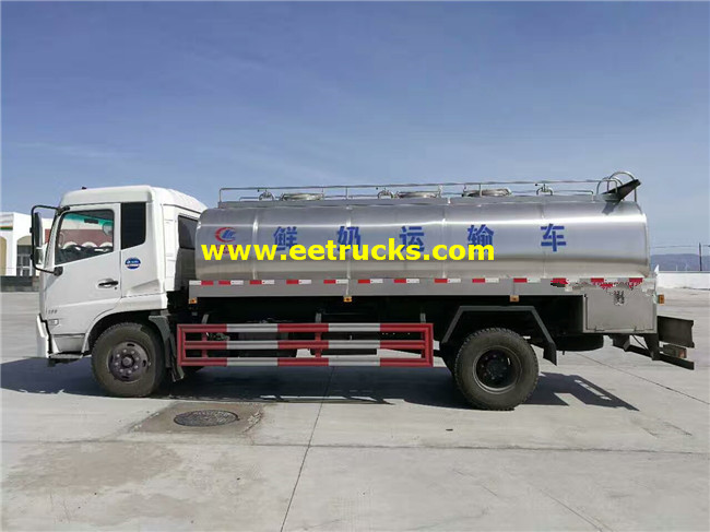 8000L Dongfeng Milk Transportation Trucks