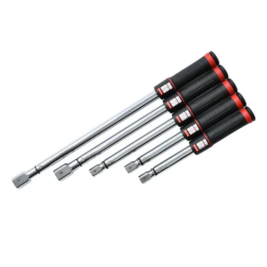 Interchangeable Window Torque Wrench with Adjustable Spanner for Bike Maintenance: 9-12mm, 10-60Nm