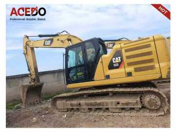 本物のシャーシ 2018 Caterpillar 323 履帯掘削機