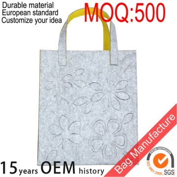 custom Blank wool felt tote bag for Shopping