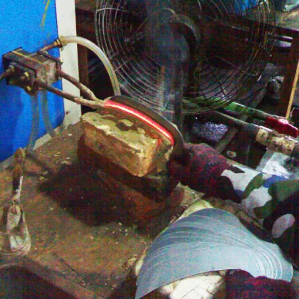 Machine Tool Bed Induction Through Heating Machine