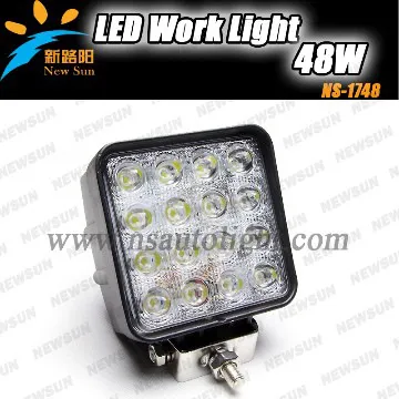 10-30V 48W led work led lamp,working led lamps 48W High brightness