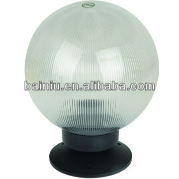 Black plastic outdoor patio lighting