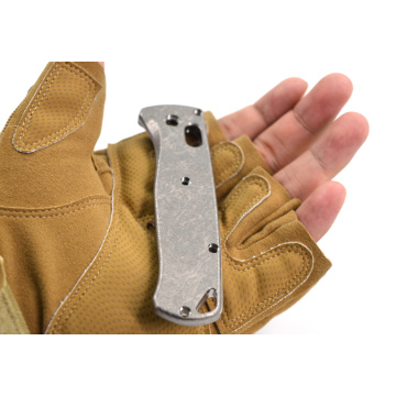 Manejo de cuchillo personalizado Accesorios EDC Escamas de cuchillo de titanio