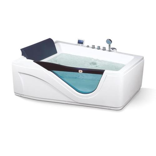 Rectangle Air Bubble Massage Freestanding Bathtub