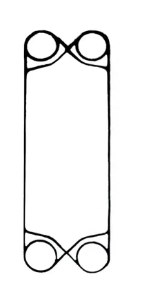 EPDM gasket V60 of plate heat exchanger