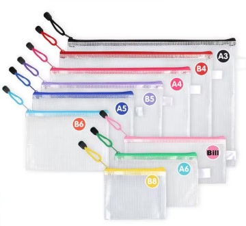 Mesh Waterproof File Bags with Zipper