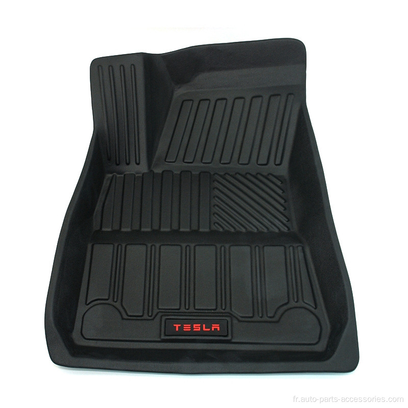 Tapis de sol de voiture Universal TPE pour le modèle Tesla