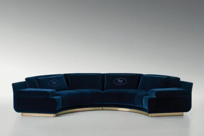 fendi casa artu round sectional sofa