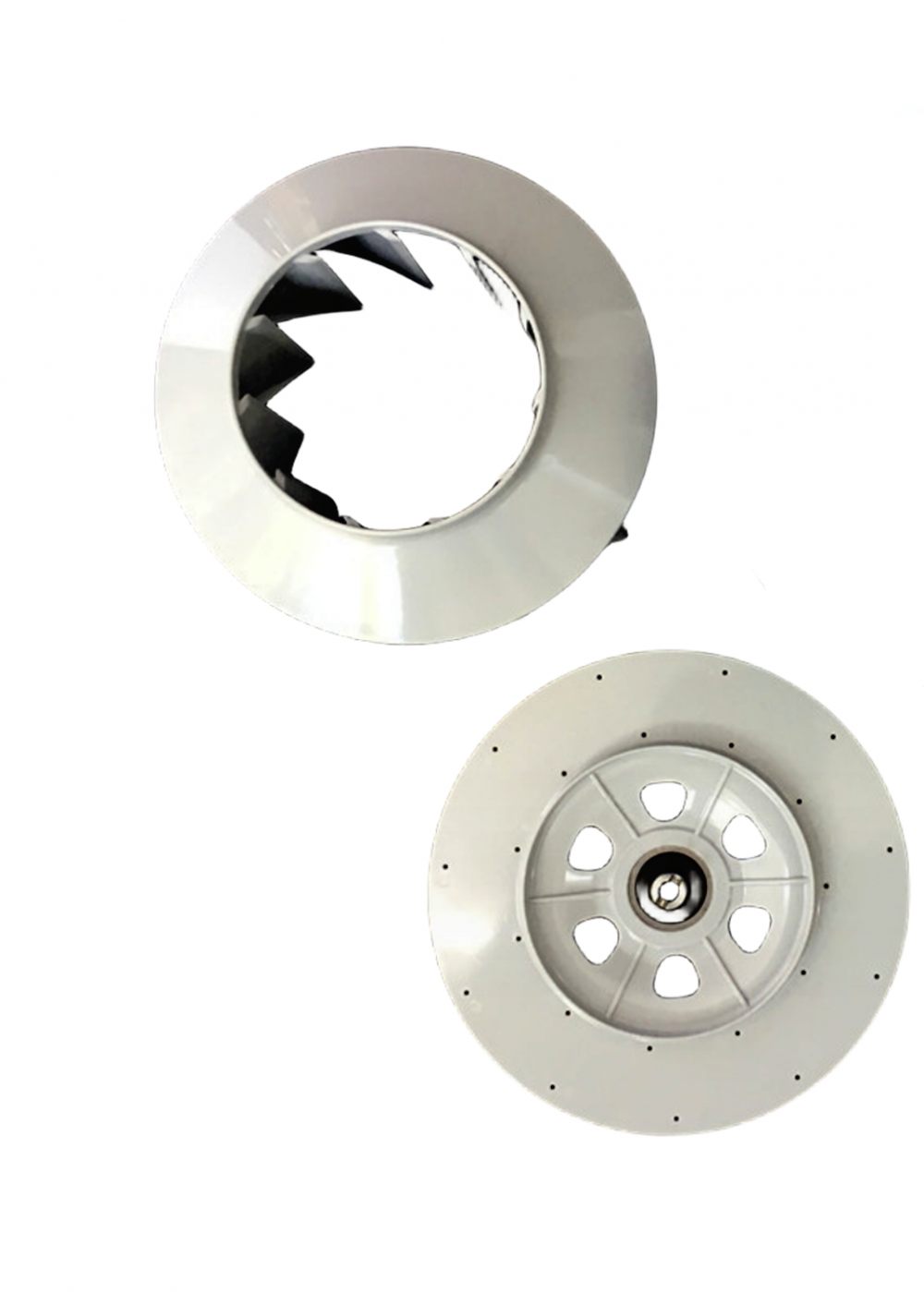 Split centrifugal wind wheel mold opening