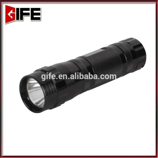 GF-6012 Hot sell small tall head power light led Aluminum flashlihgt