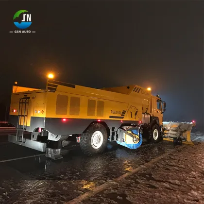 3-in-1 Heavy-Duty Plow Broom Blast Runway Snow Removal Equipment for Airports