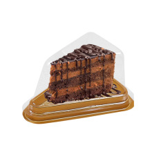 Треугольник маленькая пластиковая прозрачная коробка для торта