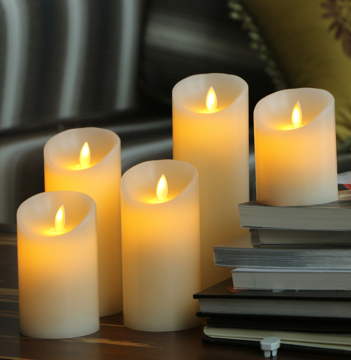 Decorative Votive Candle Remote Control Operated LED Flame