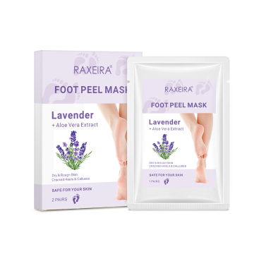 Lavender and Aloe Exfoliating Foot Peel Mask for Soft Smooth Feet