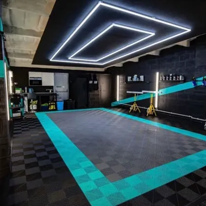 PP Garage Car Wash Floor Tiles