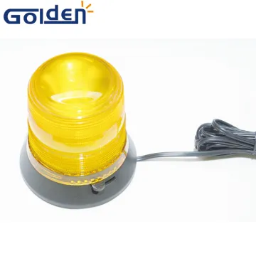 Car truck 12v amber flashing Low profile rotary LED Beacon Warning Light