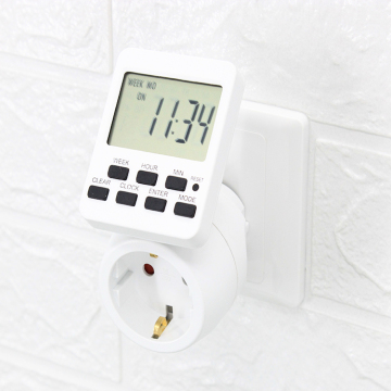 24 PC Mini Digital Energy Saving Timer Switch - 24h 230V-50Hz Mechanical Timer Plug Socket