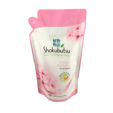 Plastic stand-up bag for shower gel/shampoo/hair mask sachet