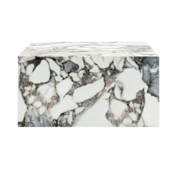 Modern Simple Marble Stone Rectangular Coffee Table