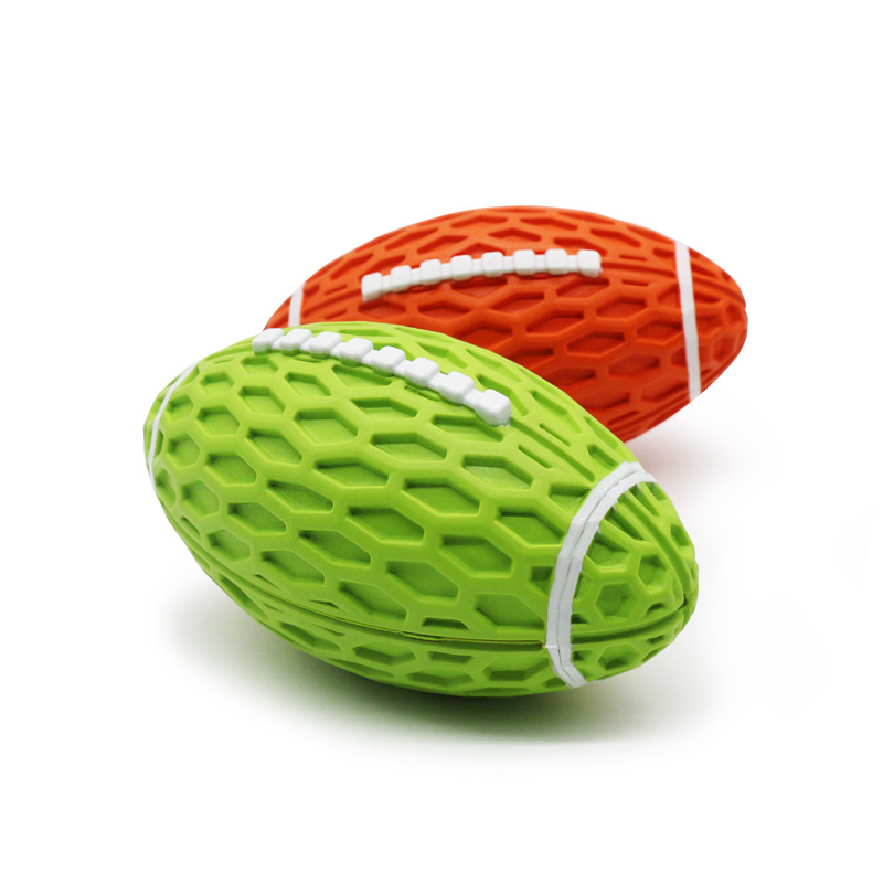 Bite-Resistant Audible Rugby Ball 