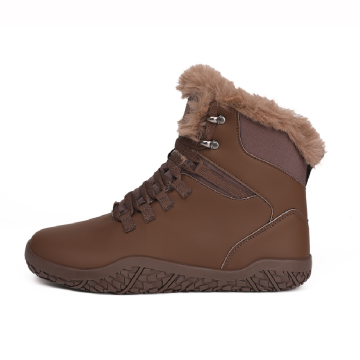 Personalized Logo Non-Slip Lightweight Winter Microfiber High-Top Hiking Boots