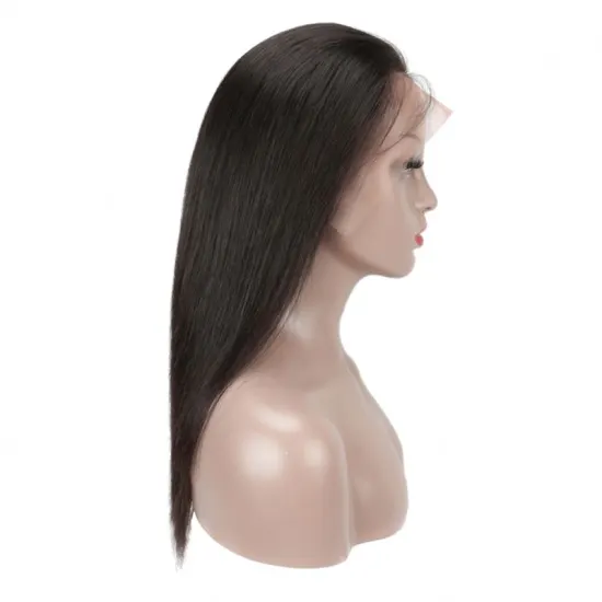 150% 180% Density Factory Wholesale Wigs Human Hair Lace Front Wigs Brazilian Virgin  Lace Headband Human Hair Wigs