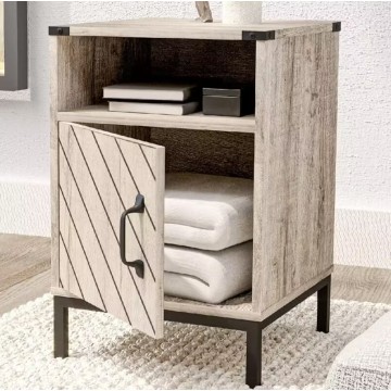 modern wooden bed side table nightstand bedside drawers