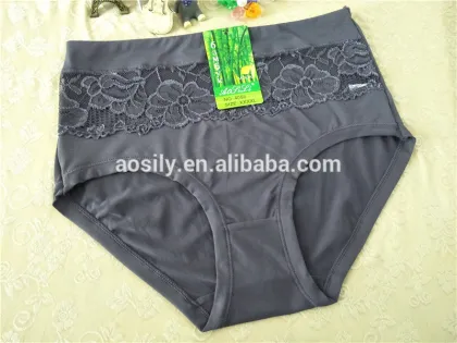 405B hot sexy modal lady panty sexy lace-trim modal panty