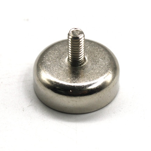Cup mounting Magnet with External Screw Thread