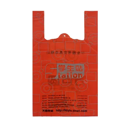 Handle Vest Recycling Plastic Bag